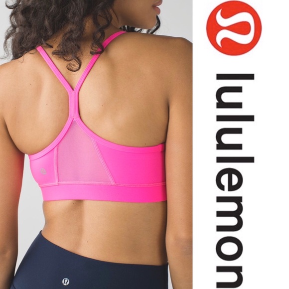 Flow Y Bra IV Lululemon Pink - Picture 2 of 6
